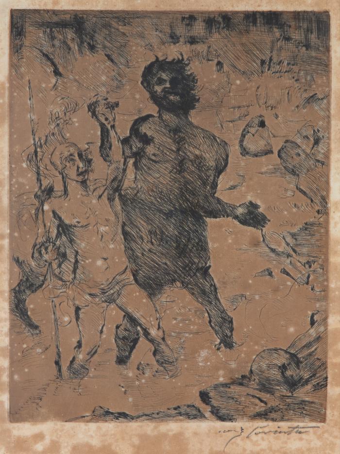 Erziehung des Achill (Blatt VII aus: Antike Legenden)