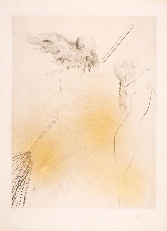Sorcière au balai (aus: Faust)