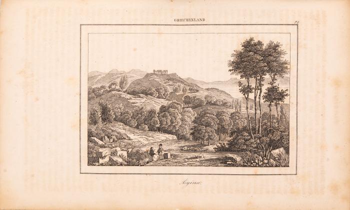 Pouqueville, (François Charles Hugues Laurent): Griechenland. Deutsch von C. A. Mebold. (= Welt-Gemälde-Gallerie, Europa, Bd. 1).