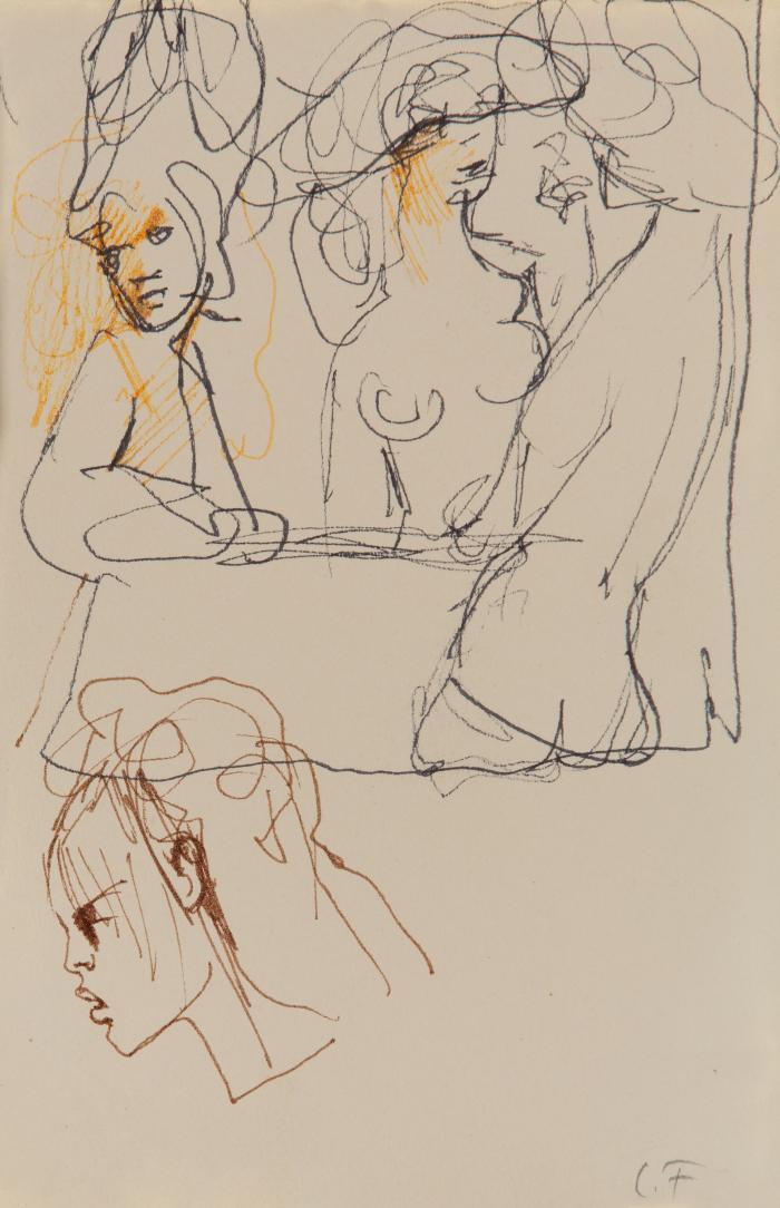 Figuren- und Kopfstudie