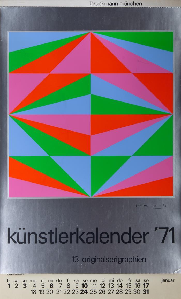 Künstlerkalender 1971