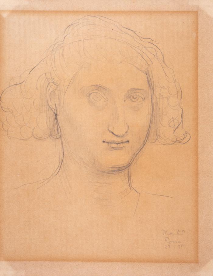 Ohne Titel (Frauenportrait)