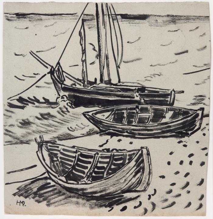 Fischerboote am Strand