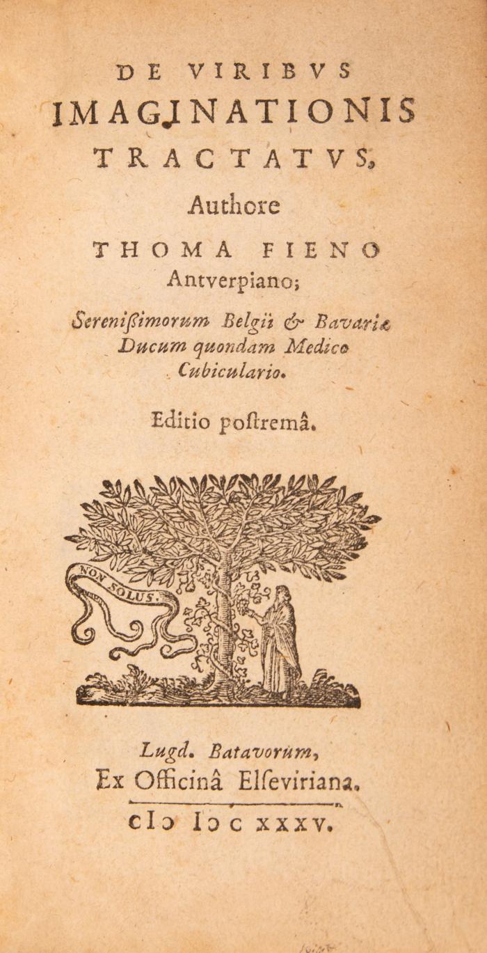 De viribus imaginationis tractatus.