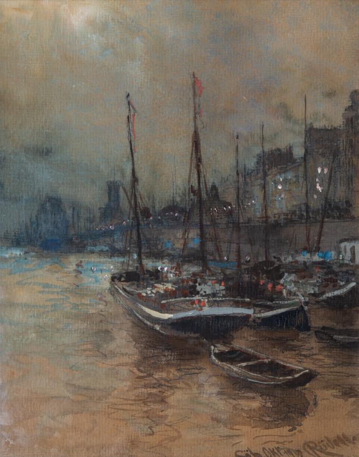 Nacht am Rheinauhafen