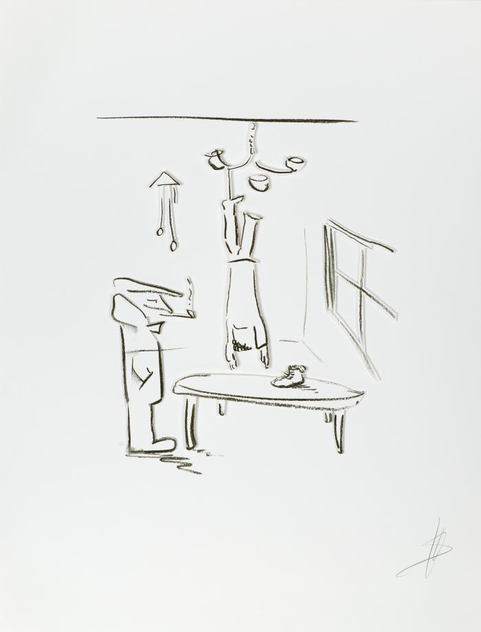 Ohne Titel / Zebrahuhn