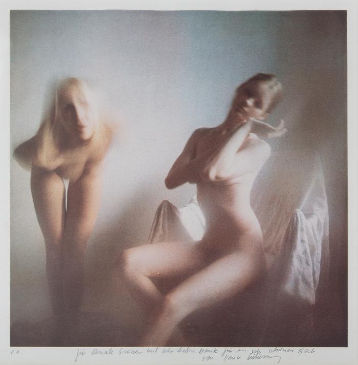 Nude models in room