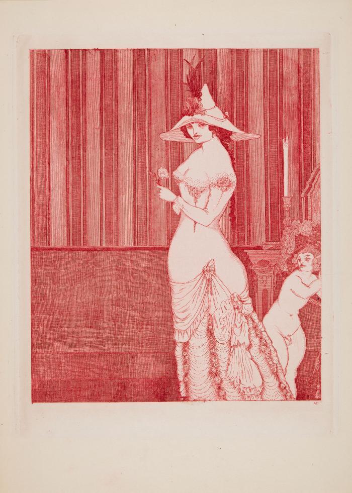 AUBREY BEARDSLEY
Mademoiselle de Maupin. Ein imaginäres Porträt von Jean Riche des Esseintes.