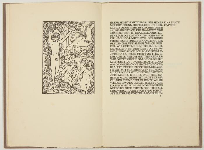 LUDWIG VON HOFMANN
Das Hohe Lied Salomos.
