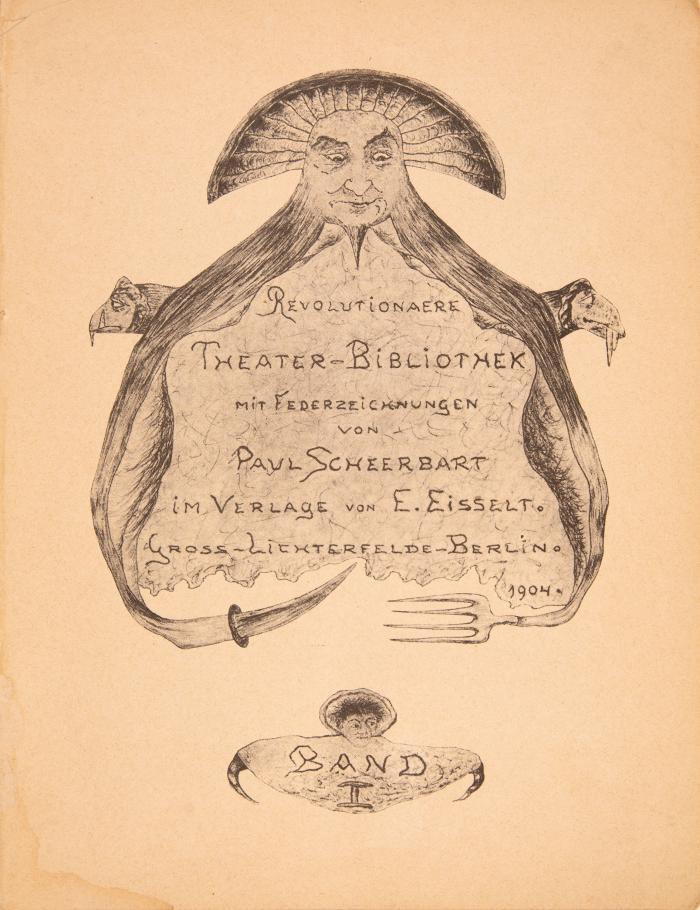Paul Scheerbart. 3 Erstausgaben in 3 Bänden. 1902-14.