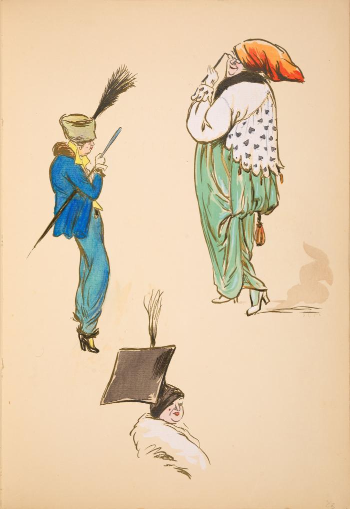 SEM (d. i. Georges Goursat)
Le vrai & le faux chic. 1er fascicule (alles). Paris: 