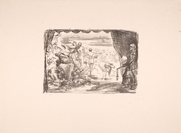 MAX SLEVOGT
57 Steinzeichnungen zu „Die Inseln Wak Wak“ (Mappenausgabe ohne Text). Berlin: Cassirer (1921).