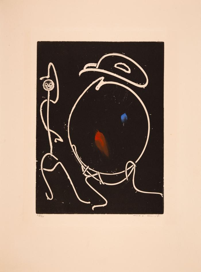 Max Ernst, Das Schnabelpaar. Basel 1953. Ex. 18/30.