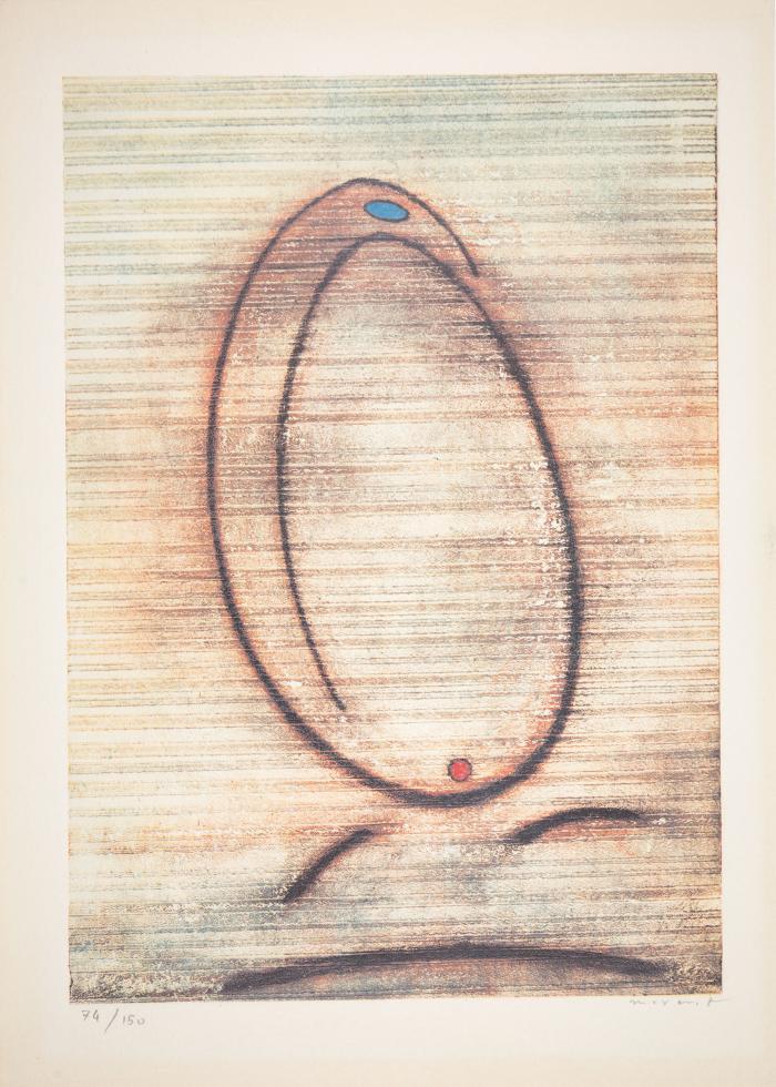 MAX ERNST
ROBERT LEBEL: L'oiseau Caramel. Paris: Le soleil noir 1968/69. 40,5 x 28,7 cm (Radierungen), 19,4 x 14,0 cm (Buch).