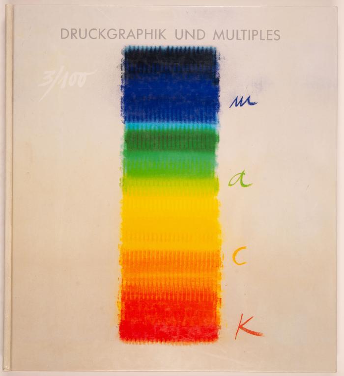 HEINZ MACK
Druckgraphik und Multiples. Herausgegeben von Anette Fulda-Kuhn und Ute Mack.
