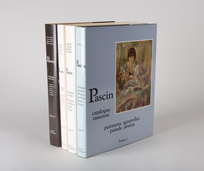 JULES PASCIN
YVES HEMIN, GUY KROHG, KLAUS PERLS, ABEL RAMBERT: Pascin catalogue raisonné. 4 Bde. und 1 Heft.