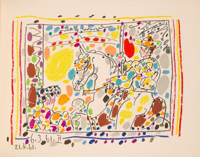 PABLO PICASSO
JAIME SABARTÉS: Picasso: Toreros. (Aus dem Französ. ins Englische übers. von Patrick Gregory).