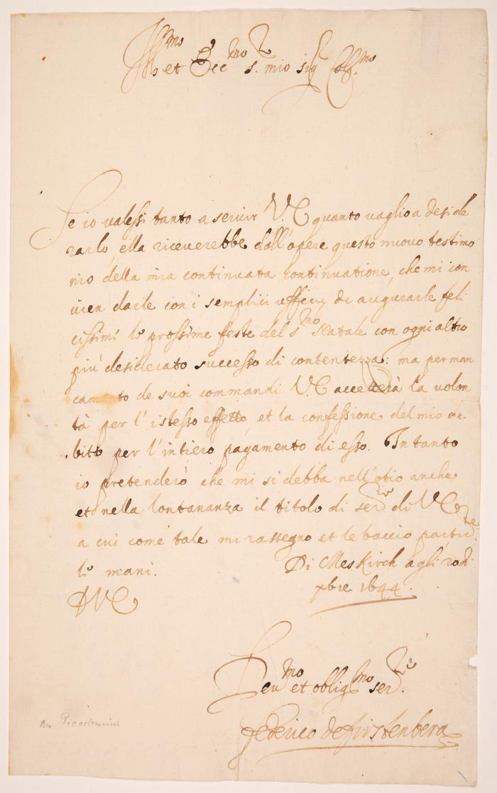 (FÜRSTENBERG, FERDINAND FRIEDRICH VON)