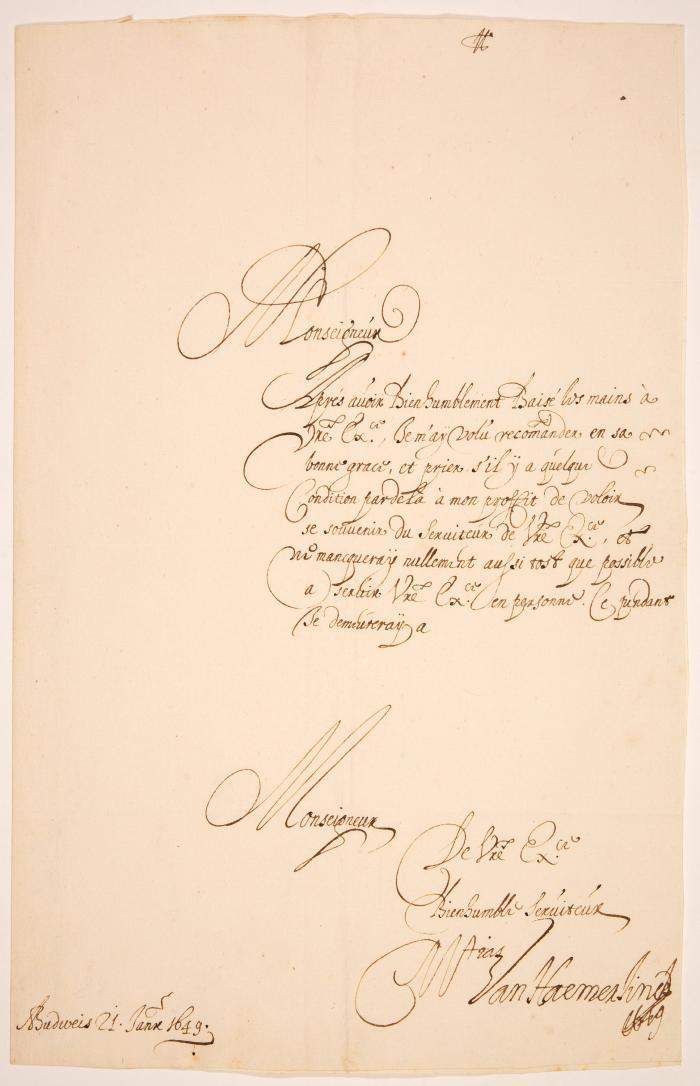 HAEMERLINCK, MATTHIAS VON (Lebensdaten unbekannt)