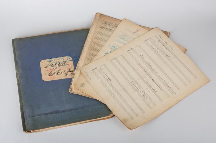 F. Götze. Konvolut Musikmanuskripte. Zwischen 1895 u. 1915.