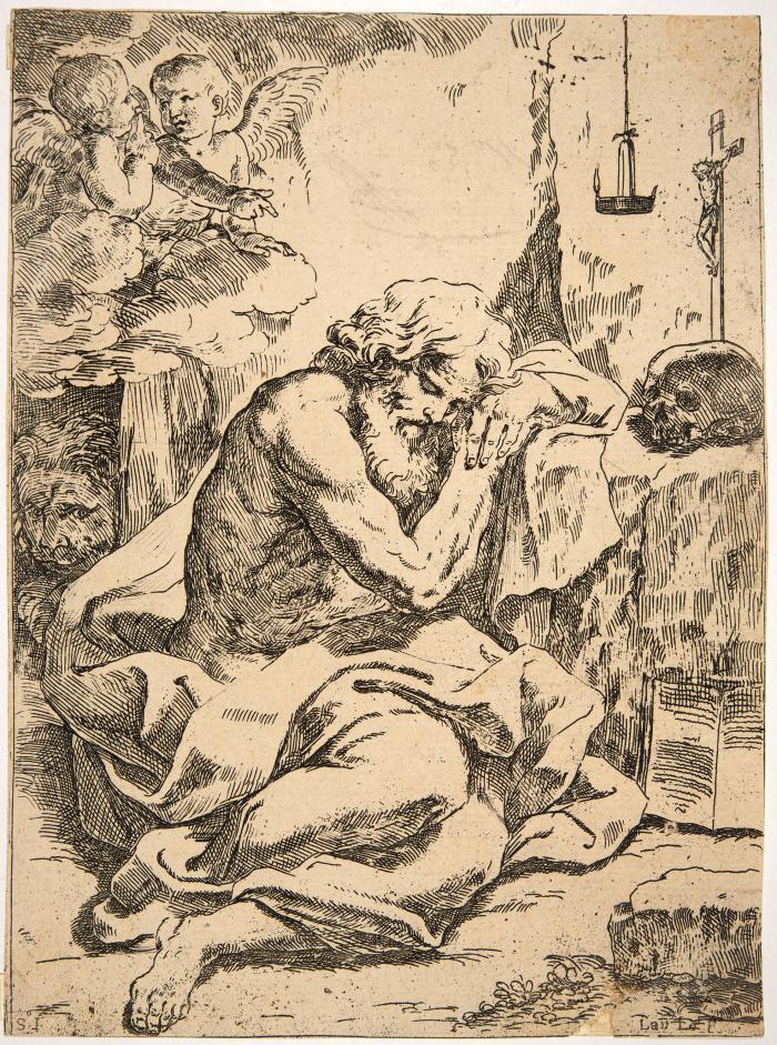 Heiliger Hieronymus schlafend