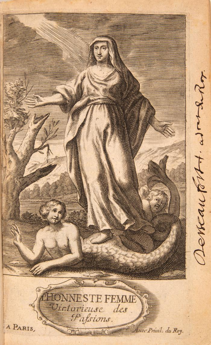 L'honneste femme. Divisée en trois parties. Revuë, corrigée & augmentée en cette quatriesme Edition. 4. Aufl. 3 Tle. in 1 Bd. Paris: F. Piot 1647.