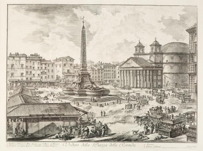 Veduta della Piazza della Rotonda