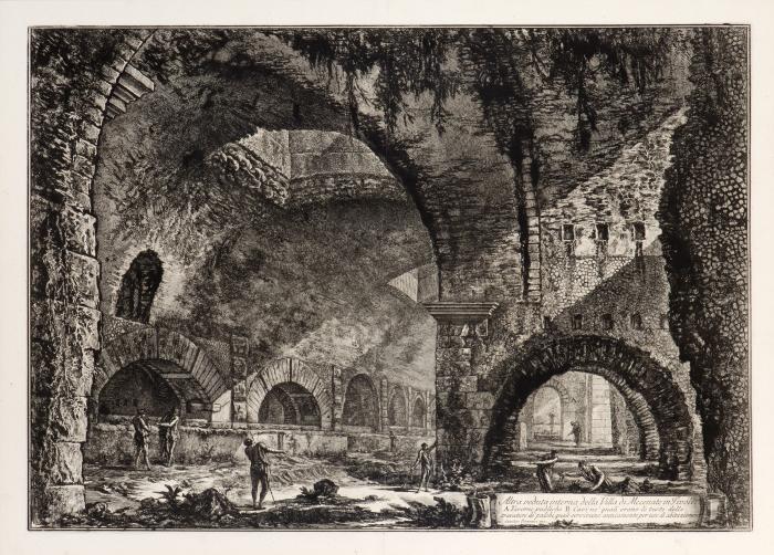 Altra veduta interna della Villa di Mecenate in Tivoli