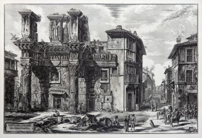 Veduta degli Avanzi del Foro di Nerva
