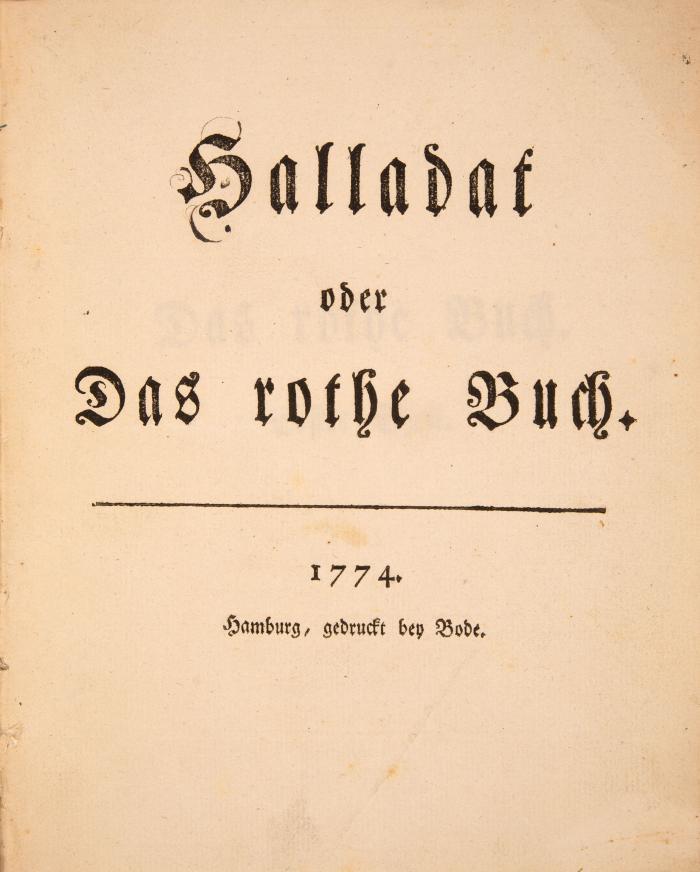 J. W. Gleim, Konvolut von 4 Erstausgaben in 4 Bdn.:  Halladat. Das rote Buch./ Episteln / Der beste König./ Friedrichs des einzigen Epistel. 1774-1798.
