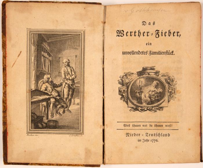 Goethe, Johann Wolfgang von. - Werther und Wertheriaden. 39 teils illustr. Bde. und Hefte.