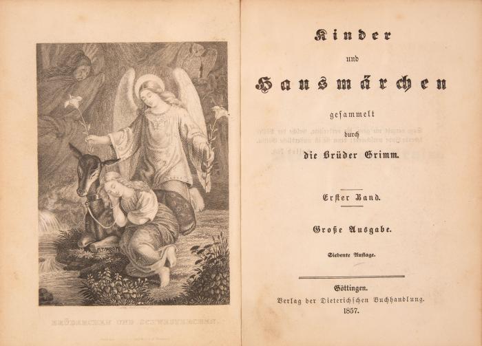 J. u. W. Grimm, Kinder- und Hausmärchen. Große Ausgabe. 7. Auflage. 2 Bde. Göttingen 1857.