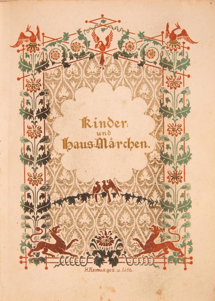 J. u. W. Grimm, Kinder- und Hausmärchen. Kleine Ausgabe. 3. Auflage. Berlin 1836.