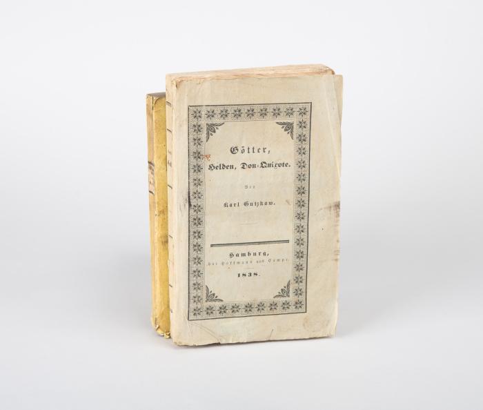 Gutzkow, Karl: 2 Erstausgaben 1838-39.