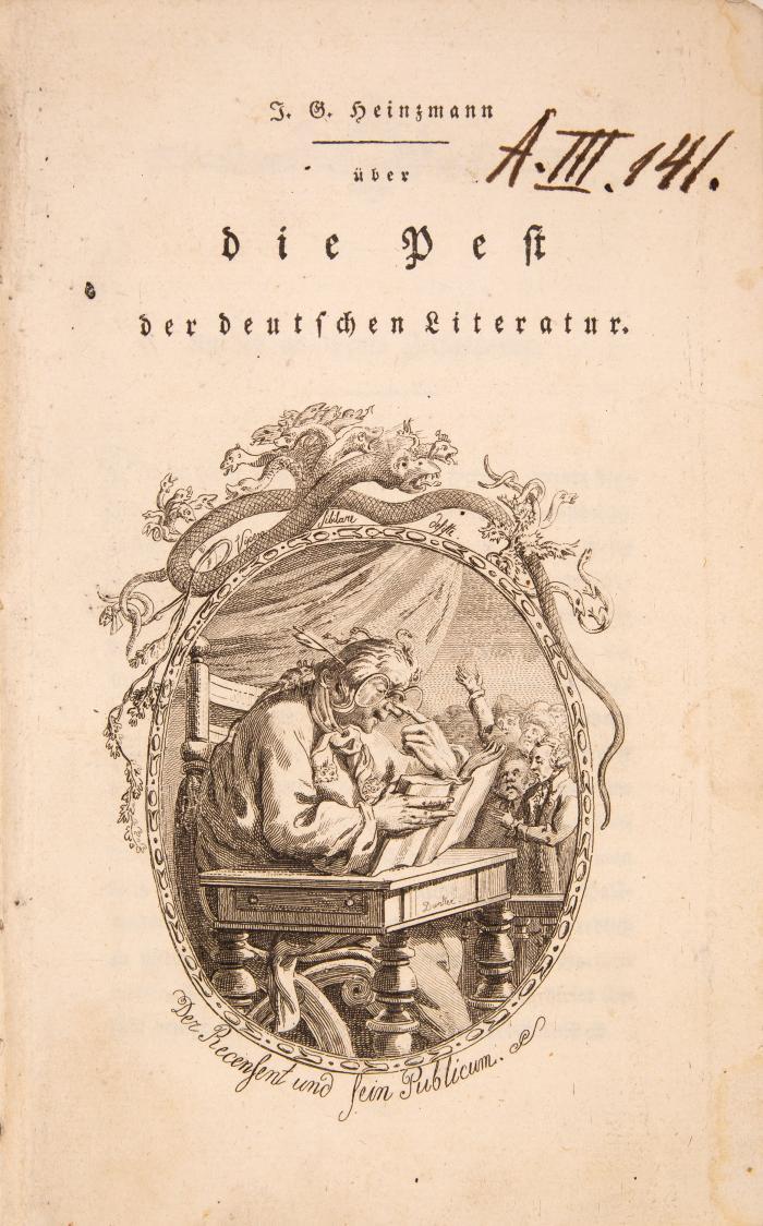 Heinzmann, Johann Georg: Appel an meine Nation über Aufklärung und Aufklärer. Die Pest der deutschen Literatur (Zweittitel). Bern: Selbstverlag 1795.