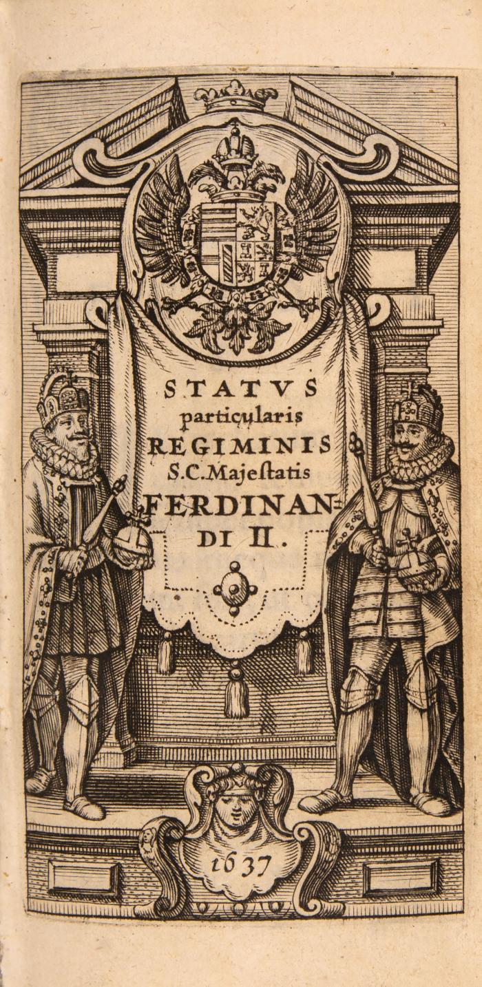 Kaiser Ferdinand II. - Status particularis regiminis S. C. Majestatis Ferdinandi II.