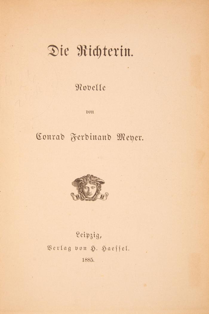 Meyer, Conrad Ferdinand: 2 Erstausgaben.1882-85.
