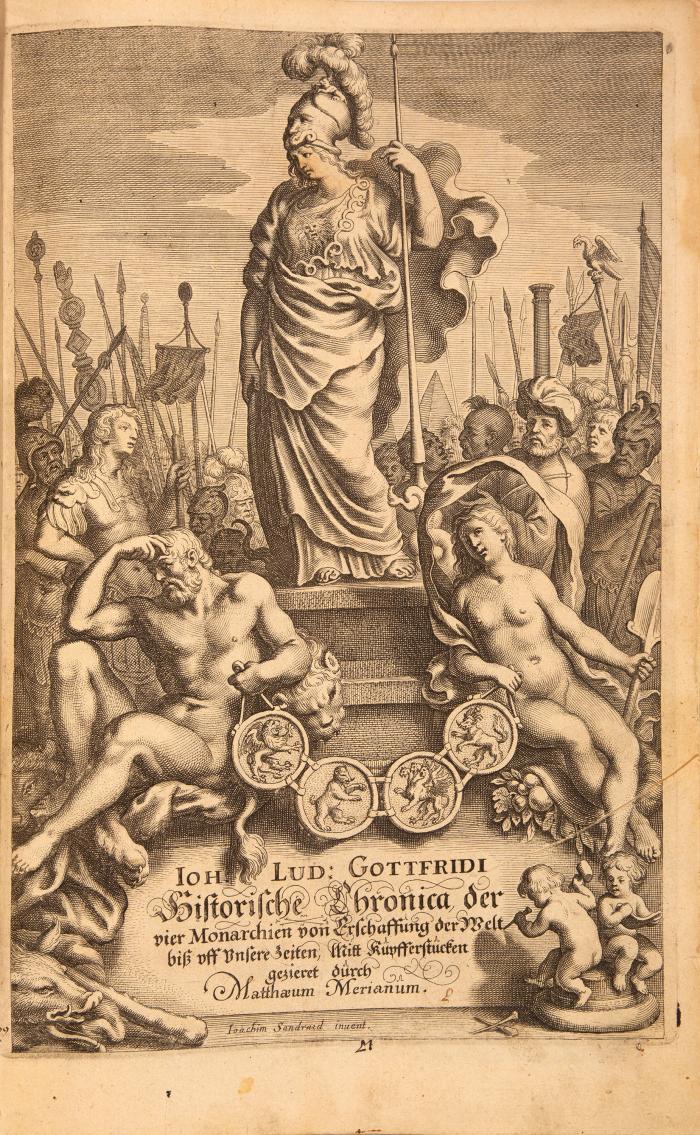 Historische Chronica, oder Beschreibung der Fürnemsten Geschichten, so sich von Anfang der Welt, biß auff das Jahr Christi 1619 zugetragen.
