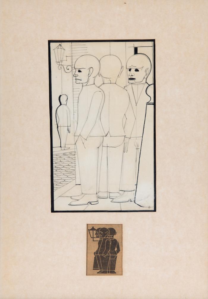 Figurenstudie Arbeitslose