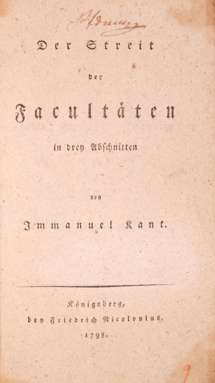 4 Erstausgaben und eine Frühausgabe. 5 Bde. 1793-1799.