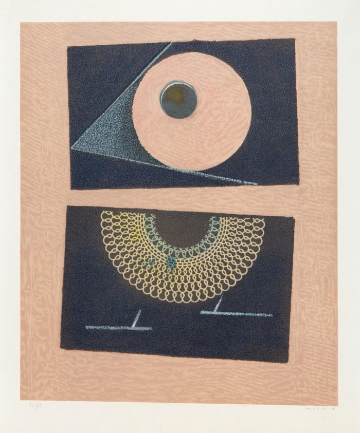 Veilleuse au seuil de nos terrassements (Zu: René Char - Max Ernst, Dent prompte)