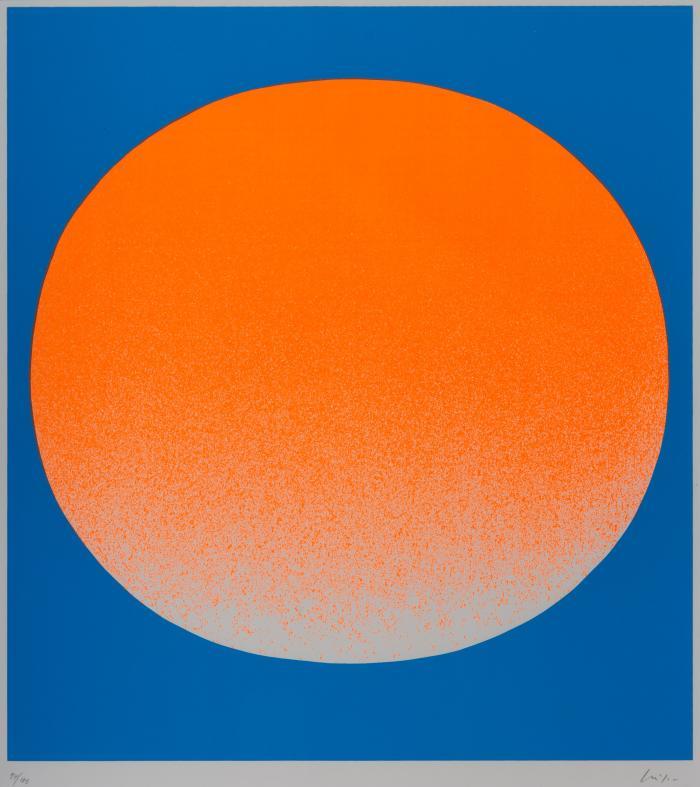 orange auf blau (hell)