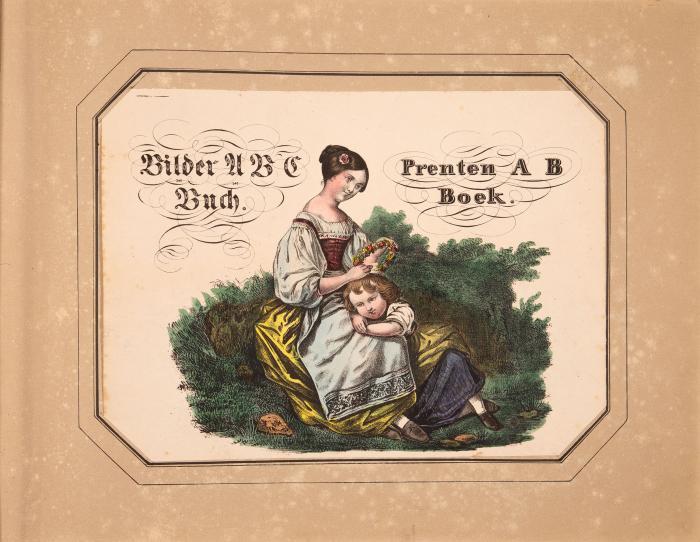 Scrapbook/Einsteckalbum um 1850.