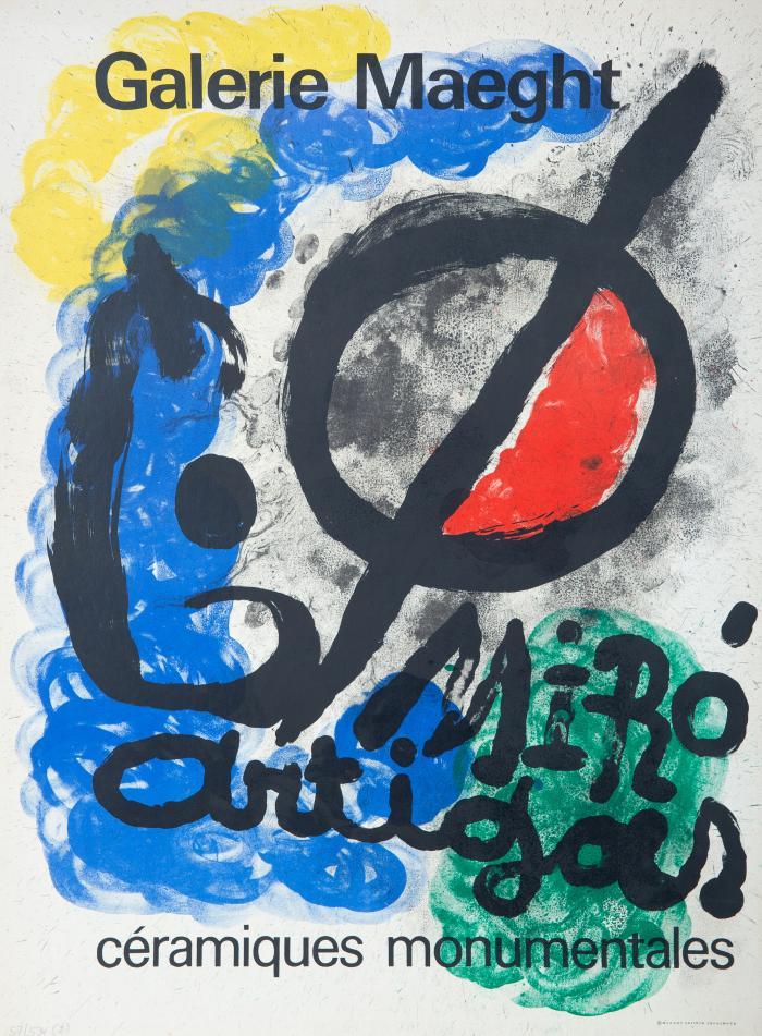 Zwei Ausstellungsplakate: