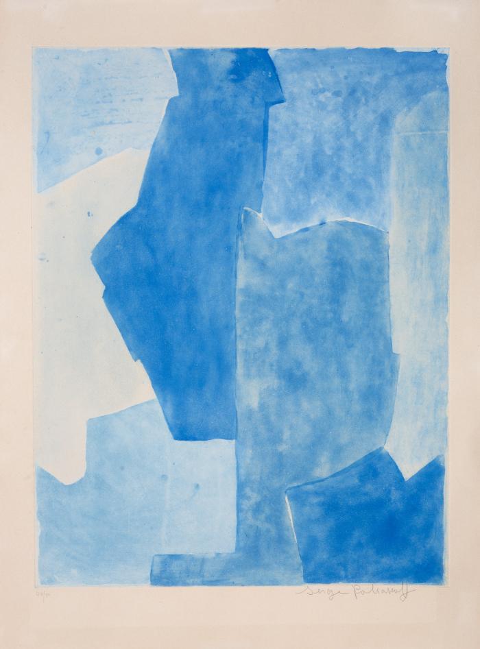 Composition bleue (Komposition in Blau)