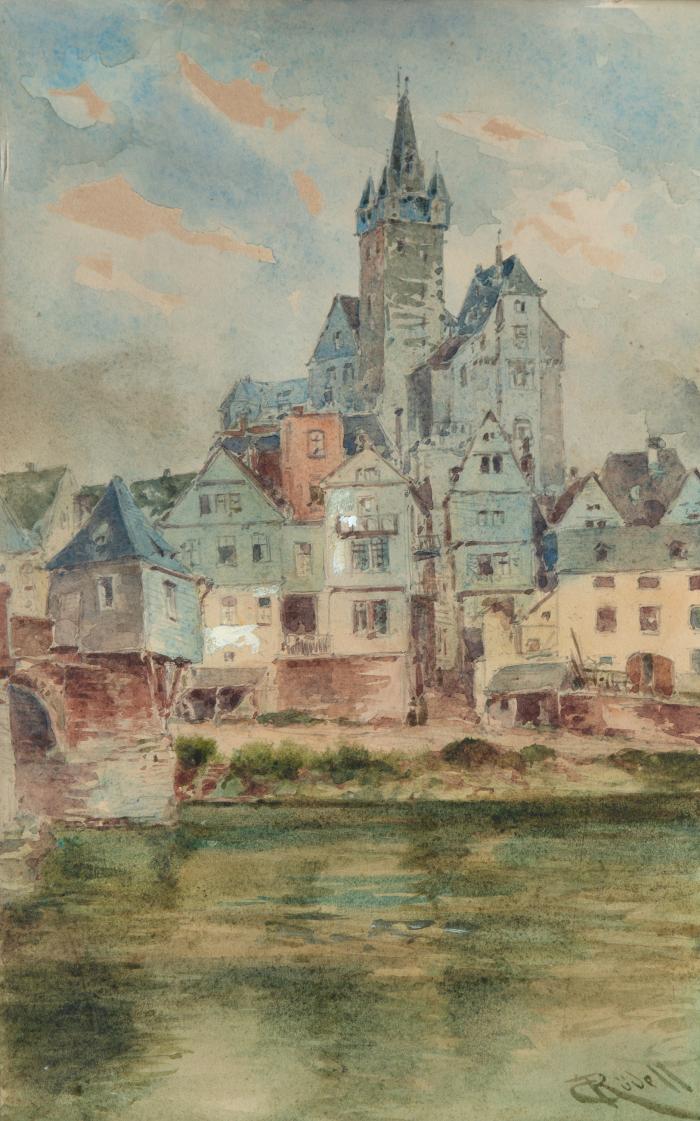 Ansicht Schwäbisch Hall 1897 / Diez an der Lahn