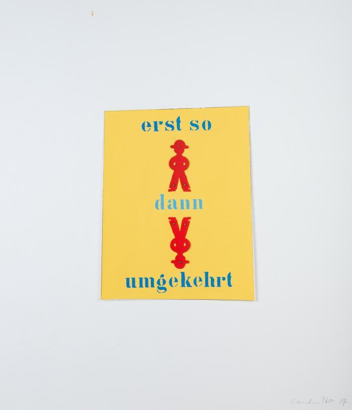 Erst so, dann umgekehrt