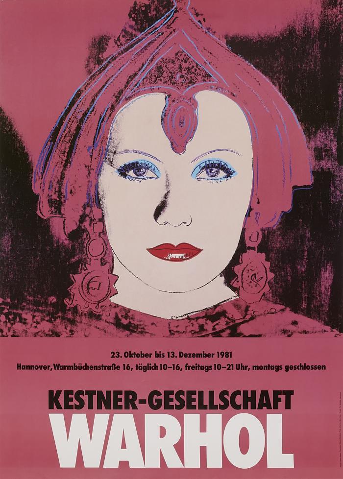 Kestner-Gesellschaft Warhol (Greta Garbo als Mata Hari) 1981 / Kunst & Comics Louisiana (Myths: Mickey Mouse 1981) 1988