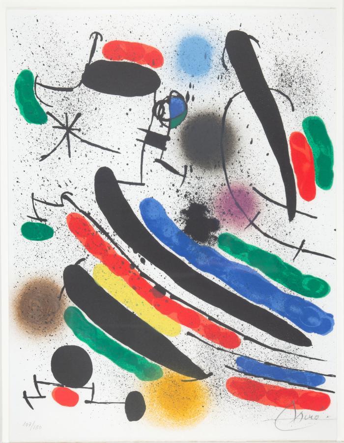 MIRÓ, JOAN
MICHEL LEIRIS / FERNAND MOURLOT: Der Lithograph. (Deutsche Übersetzung von Ursula Patzies und Georges D. Ruelle). Bd. I.  (v. 6).