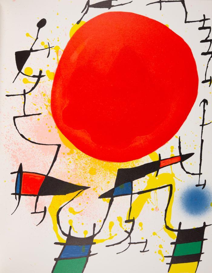 MIRÓ, JOAN
MICHEL LEIRIS / FERNAND MOURLOT: Litógrafo. (Spanische Ausgabe). Bd. I (von 6). Barcelona: Ediciones Polígrafa u. Paris: Maeght 1972.